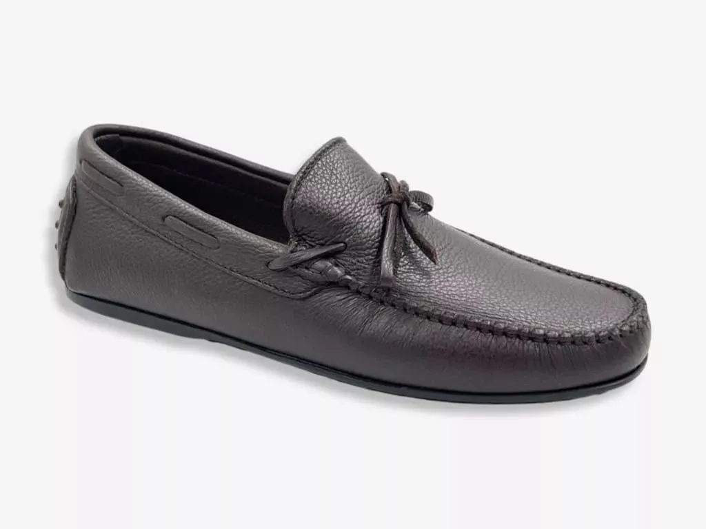 Handmade leather moccasin by D'Ordia.