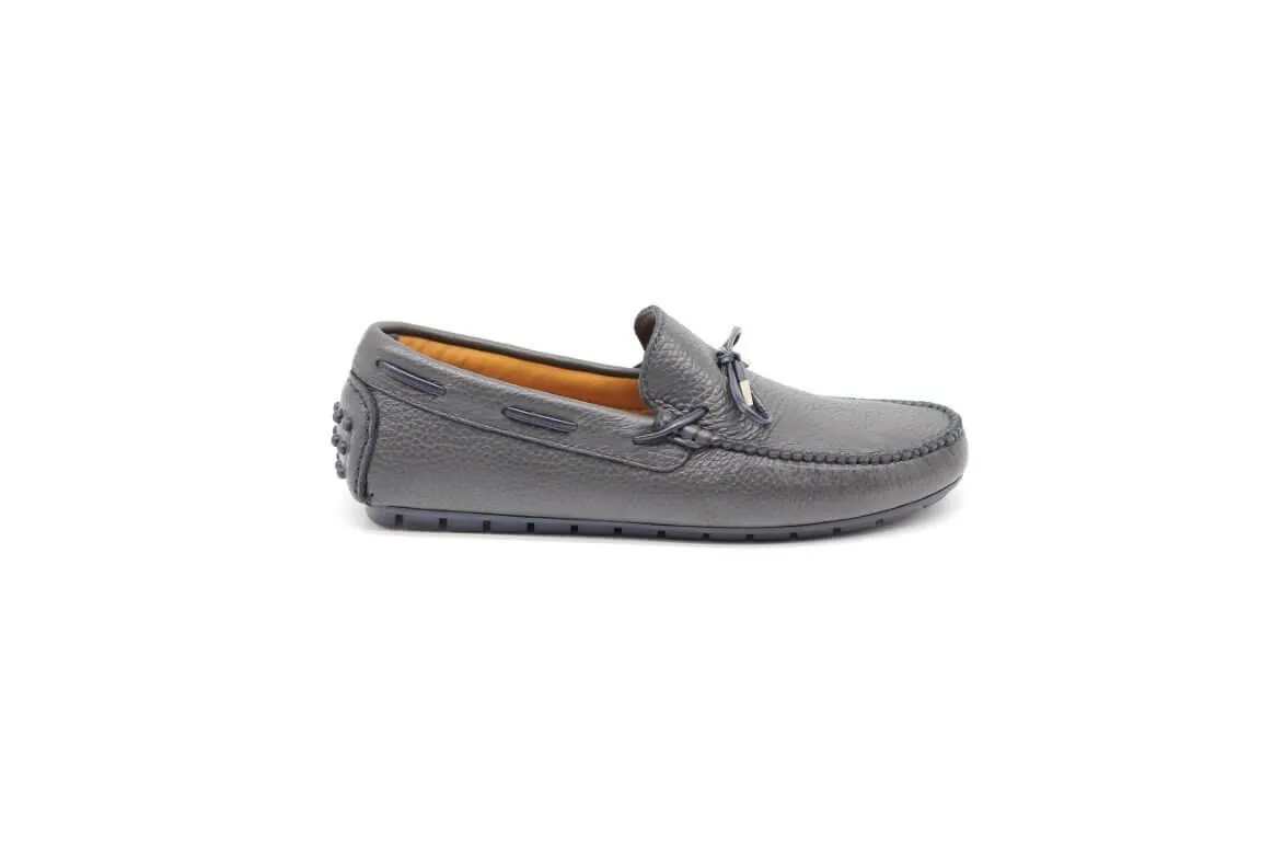 Handmade leather moccasin by D'Ordia.
