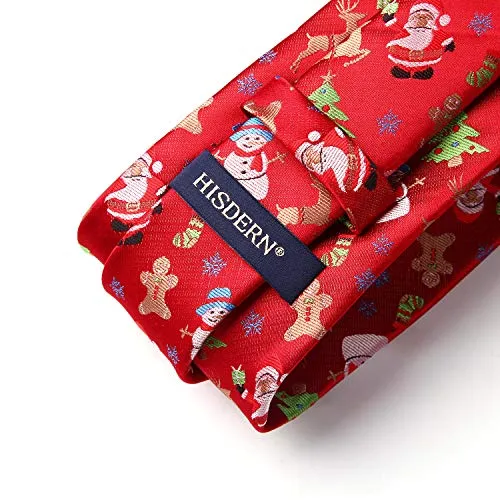 Holiday Necktie Set Christmas Tree Pattern