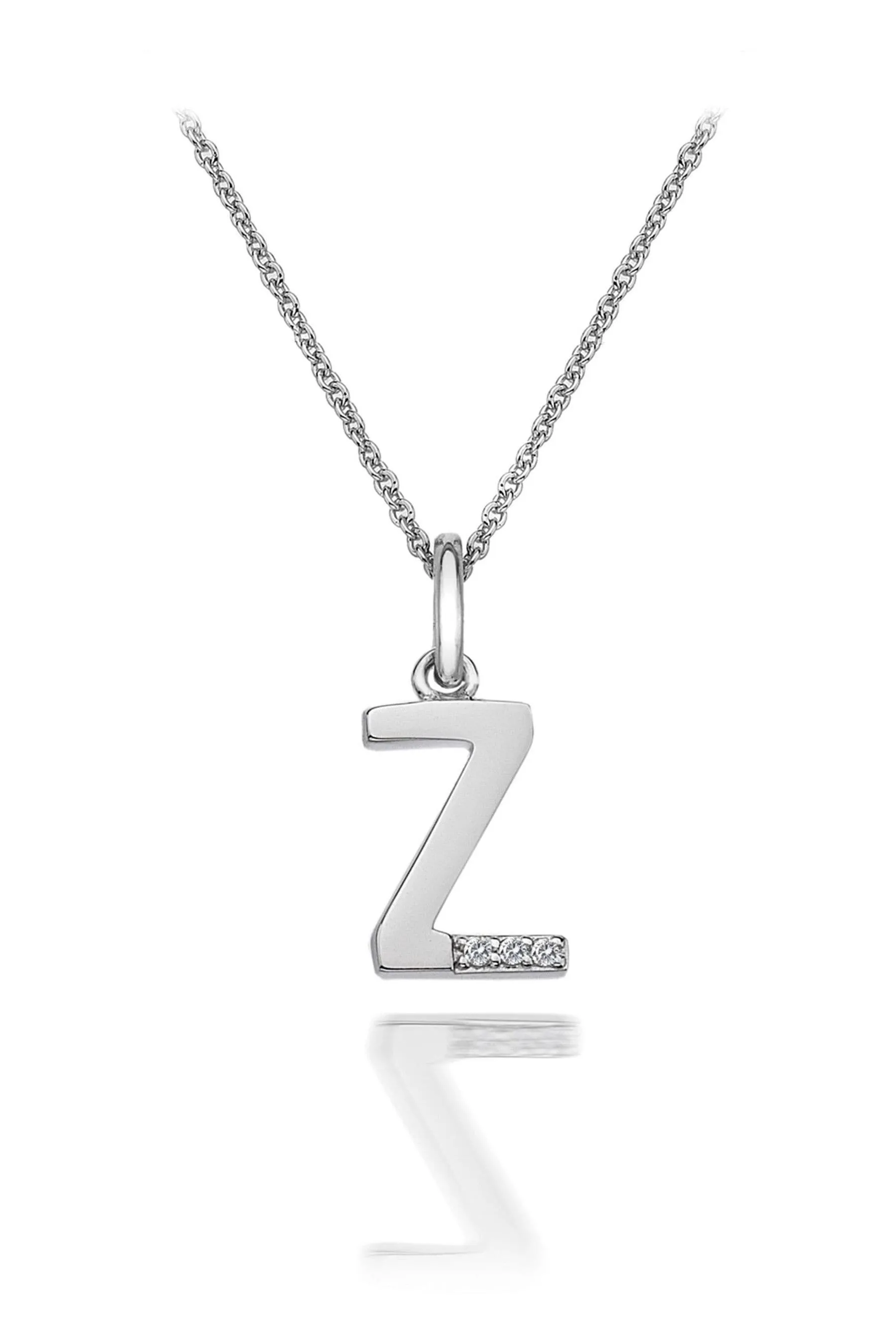 Hot Diamonds - Collana iniziale argento -50% off