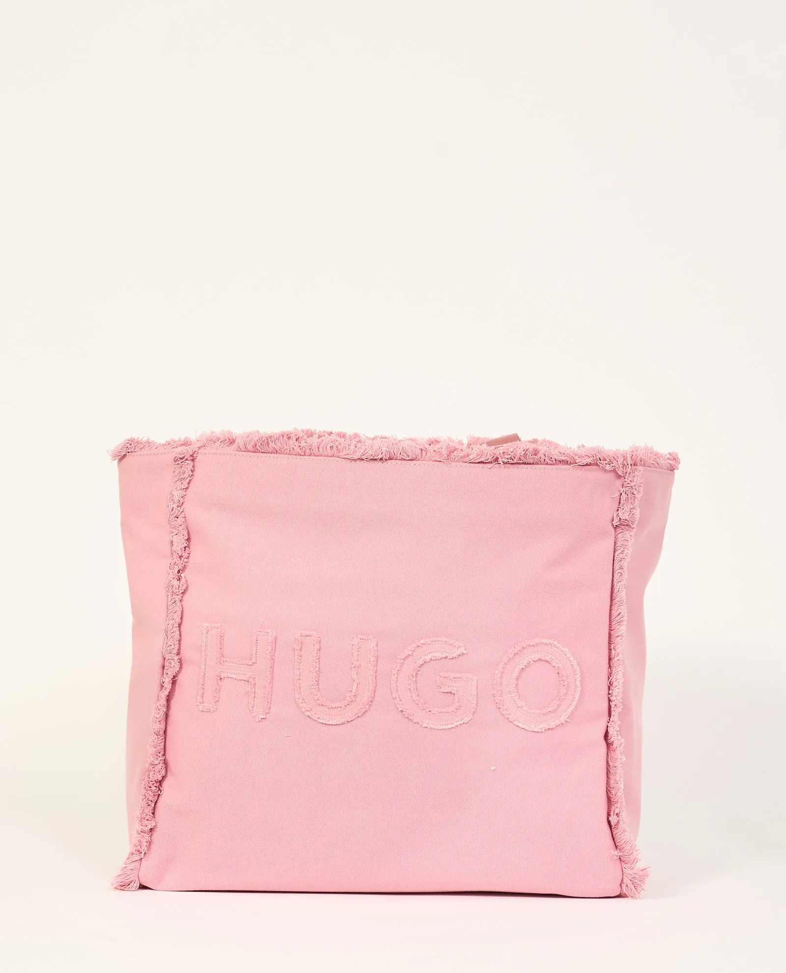 Hugo canvas fringe tote bag, available as Borsa tote Becky