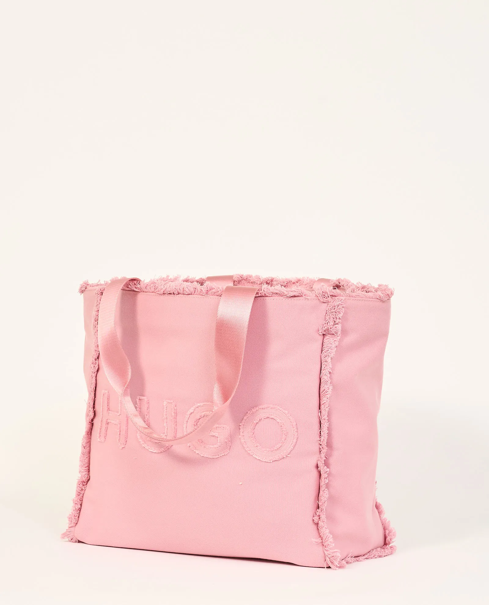 Hugo canvas fringe tote bag, available as Borsa tote Becky