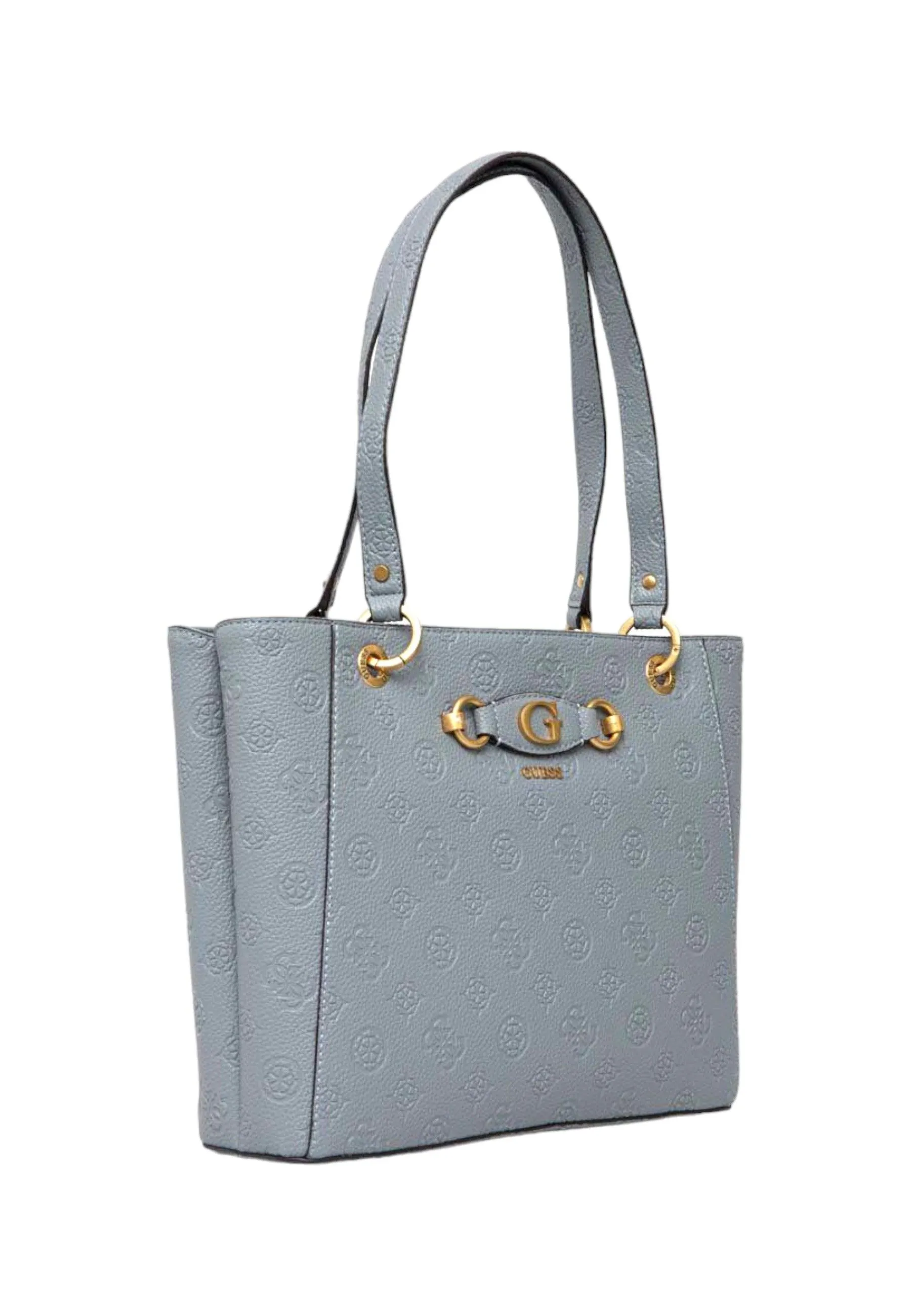 Izzy Peony Borsa Noel Tote Donna Light Denim - GUESS PD920925