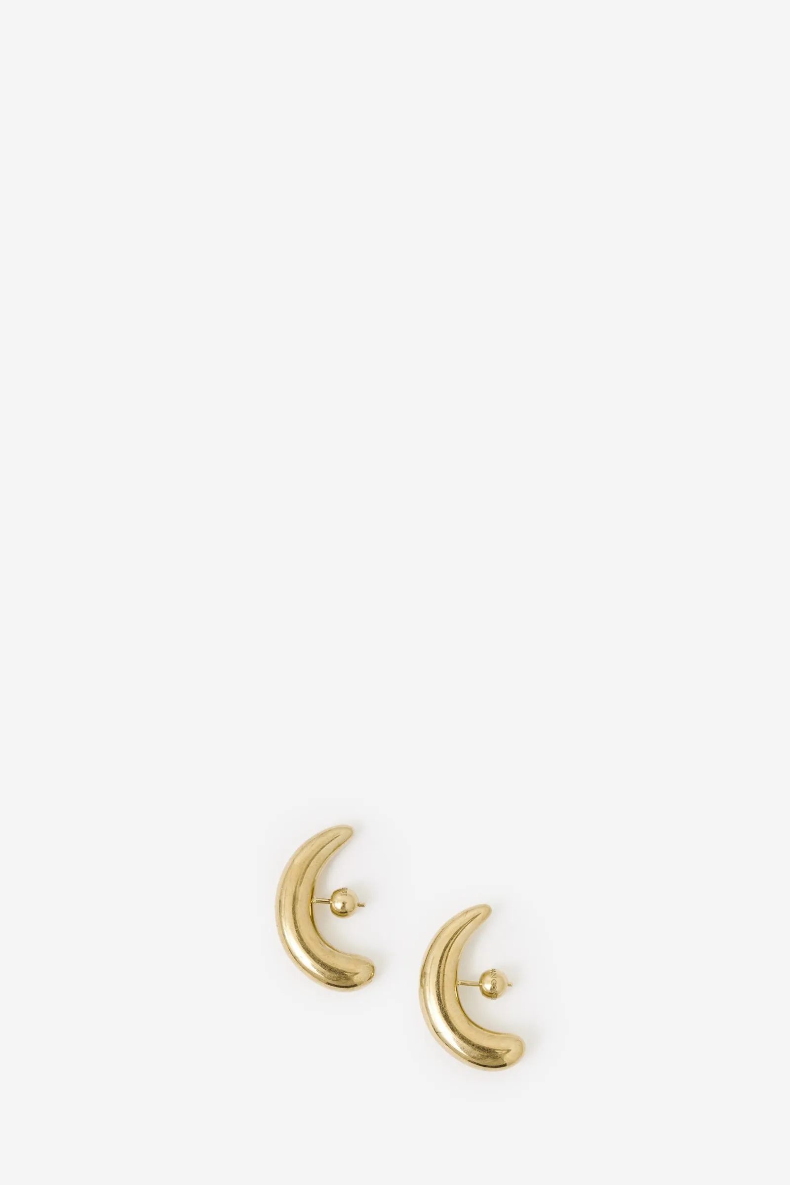 Jewelry HALF MOON HOOPS in ottone oro