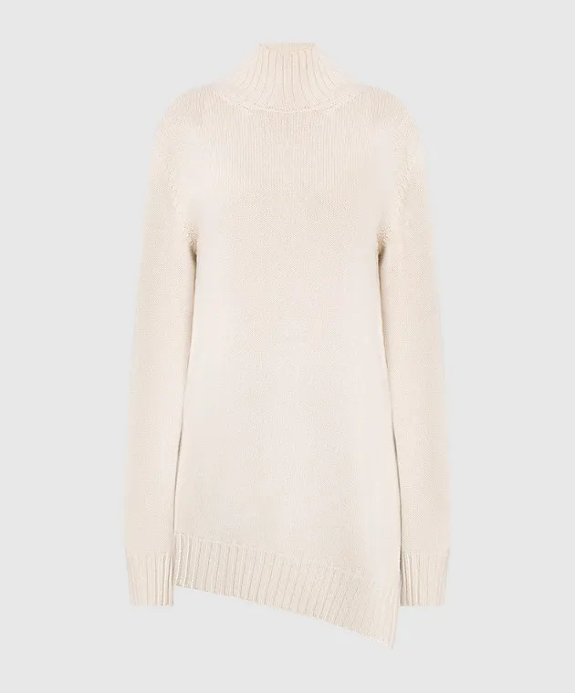 Jil Sander Maglione in lana beige J02GP0139J14513