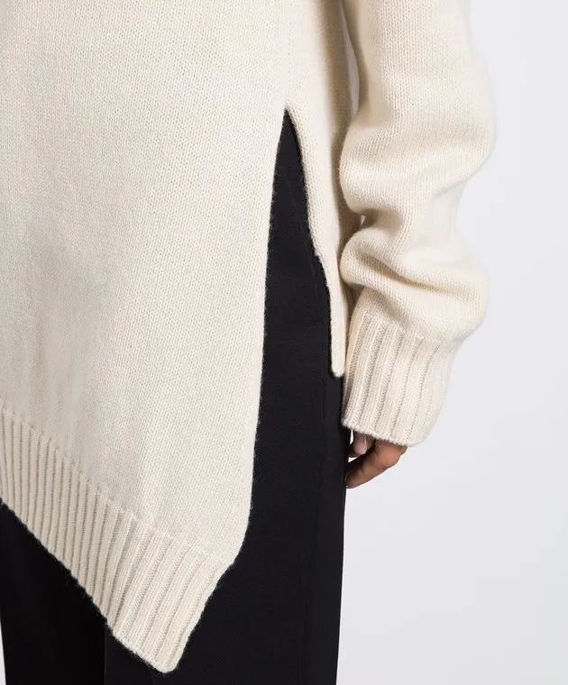 Jil Sander Maglione in lana beige J02GP0139J14513
