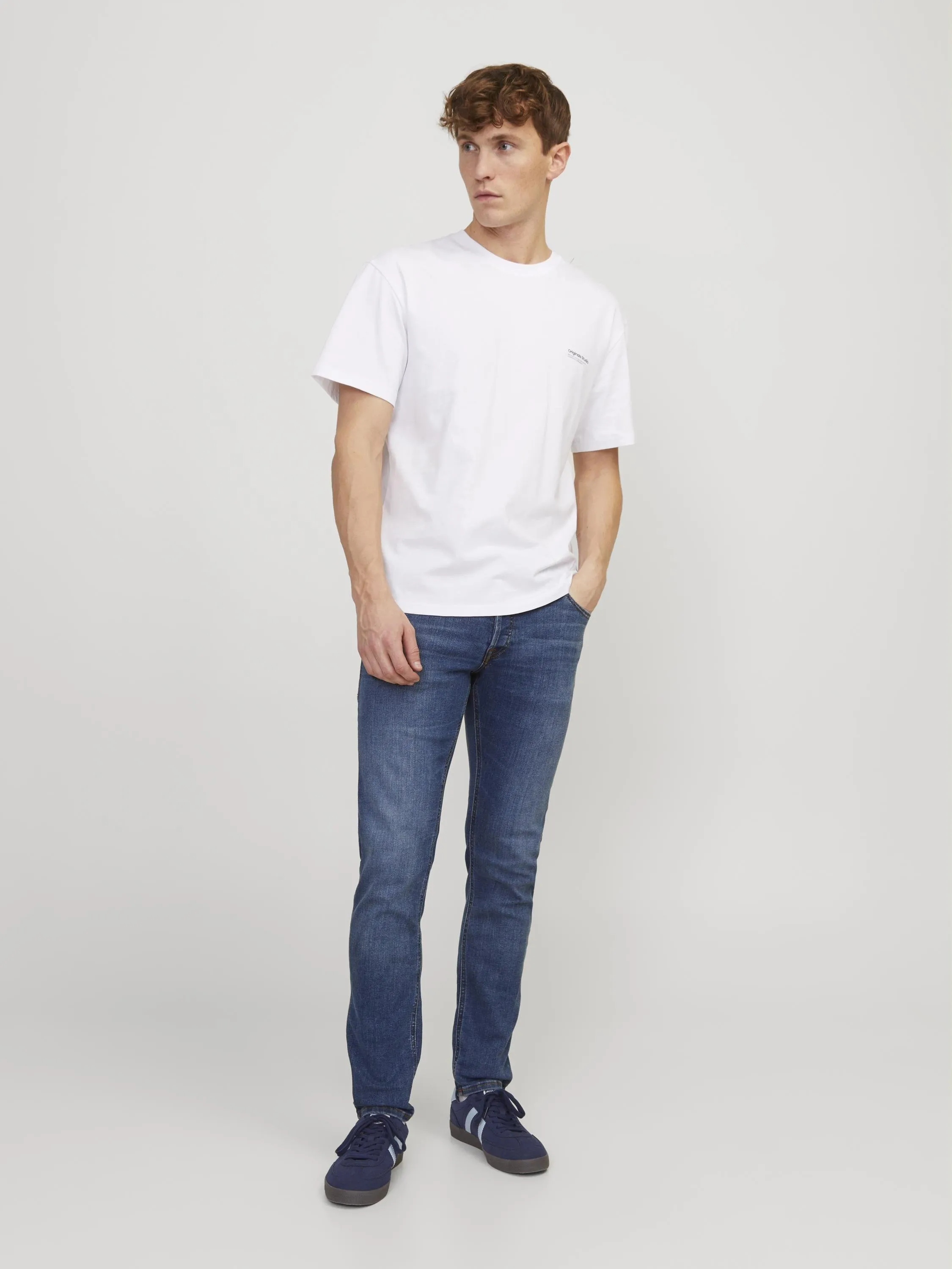 JJIGLENN JJORIGINAL - Jeans slim fit