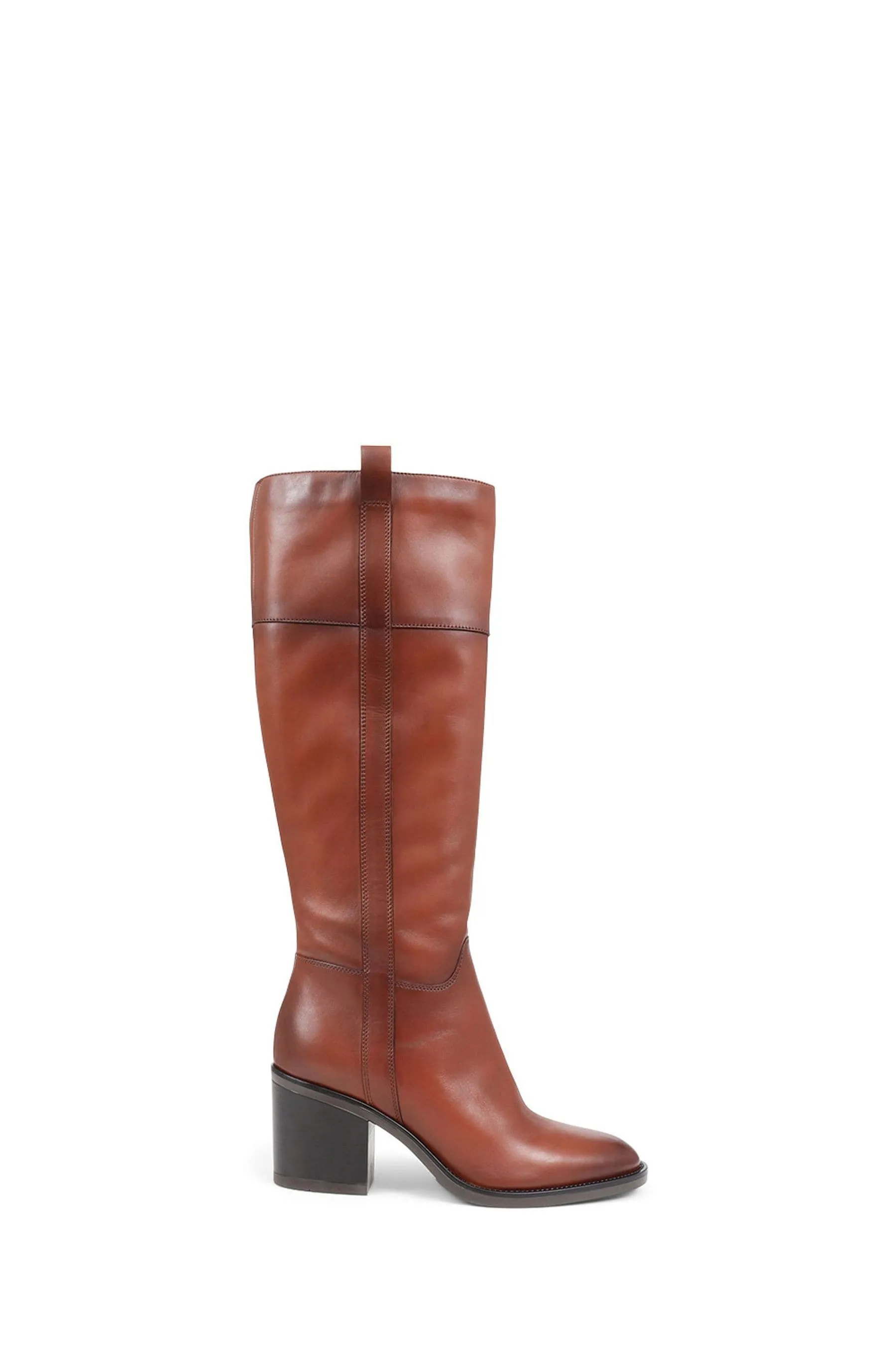 Jones Bootmaker - Marrone pelle ginocchio stivali