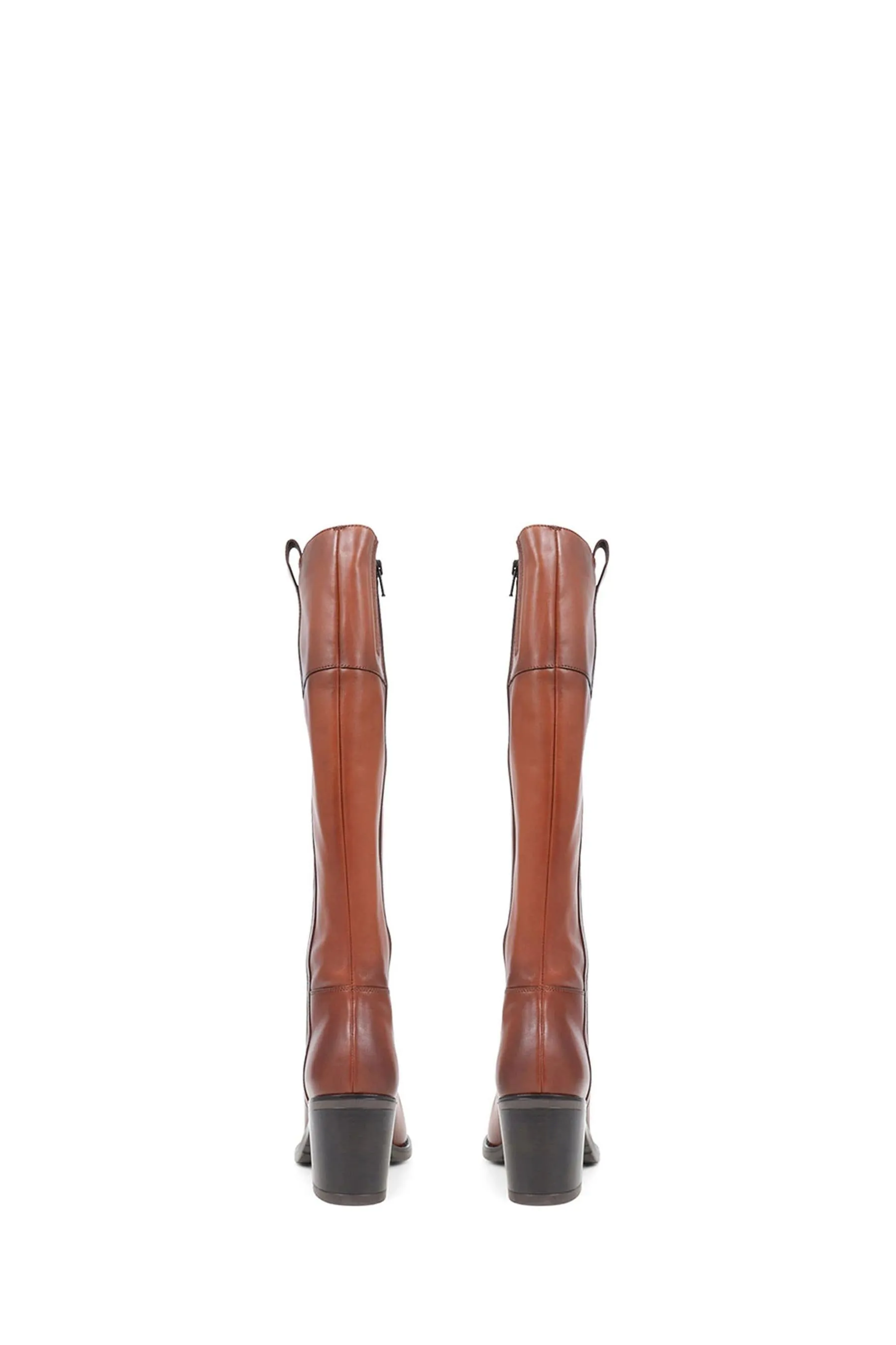 Jones Bootmaker - Marrone pelle ginocchio stivali