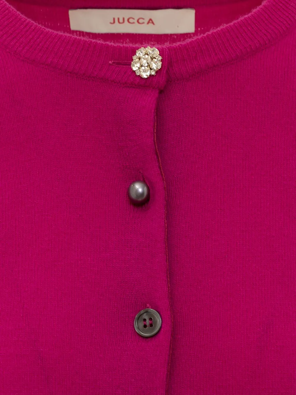 JUCCA Cardigan High Neck