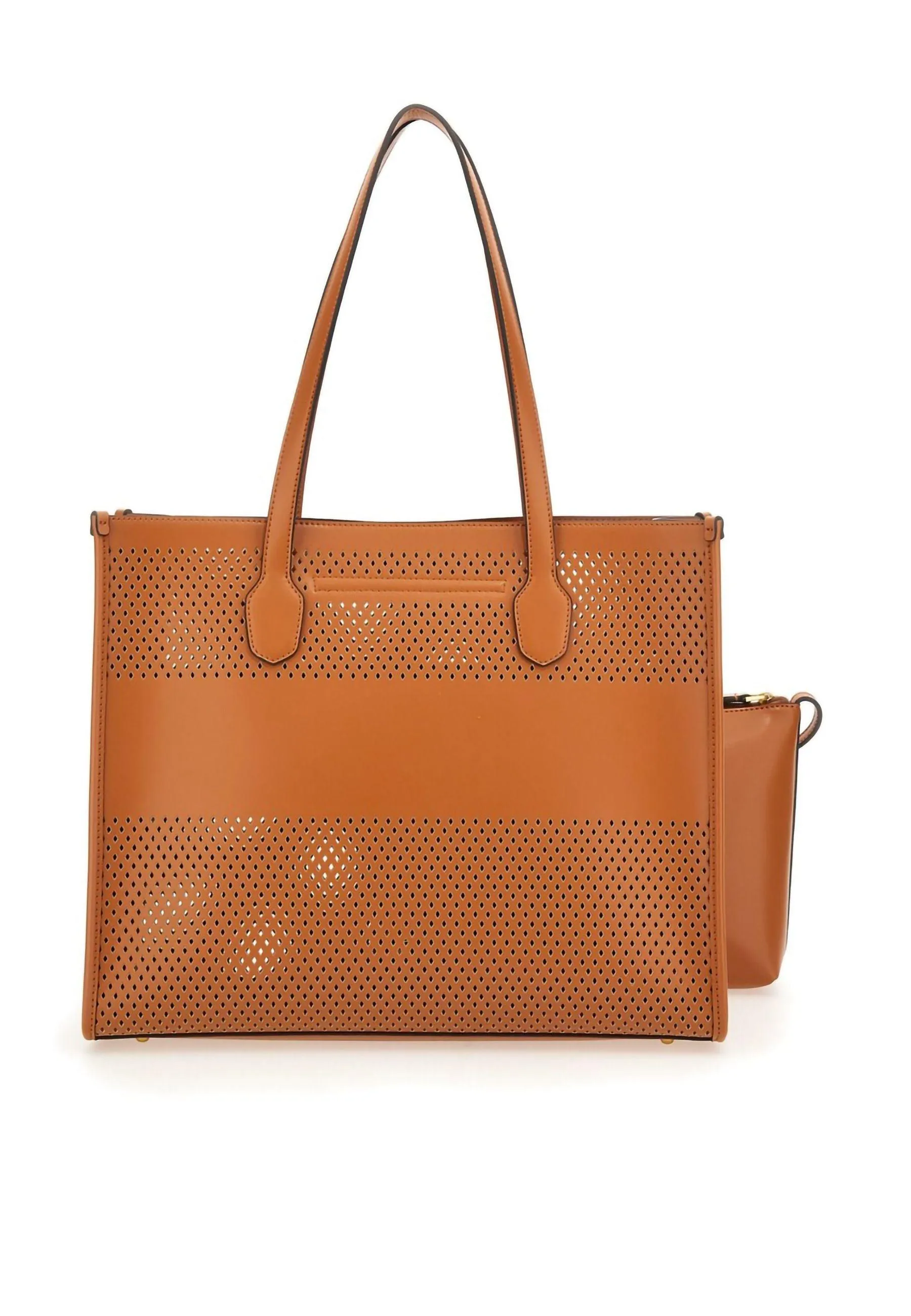 Katey Perf Tote Bag Cognac - GUESS WH876923