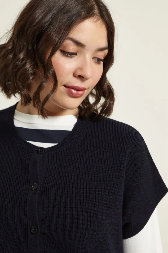 Kimono sleeve cardigan