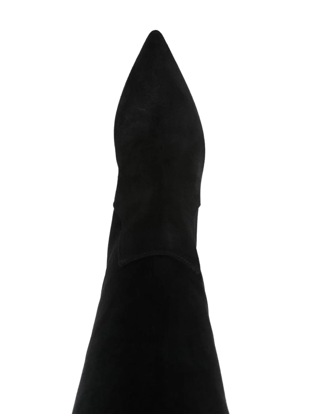 Knee-high black boots - women's