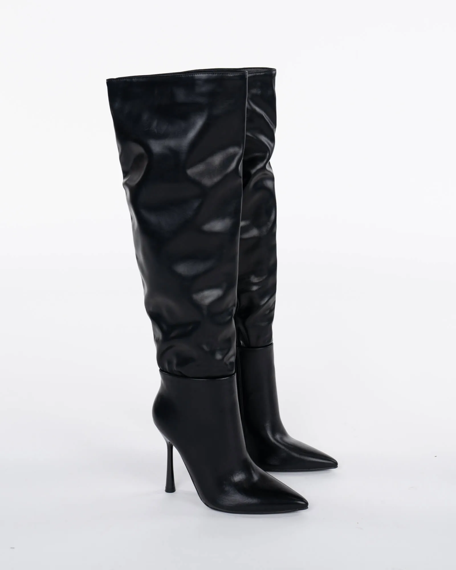 knee high boots - Black