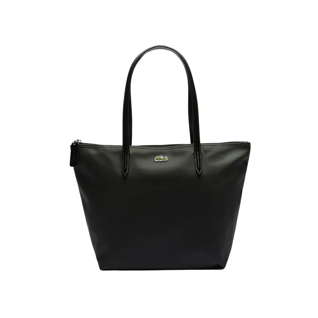 Lacoste small black tote bag