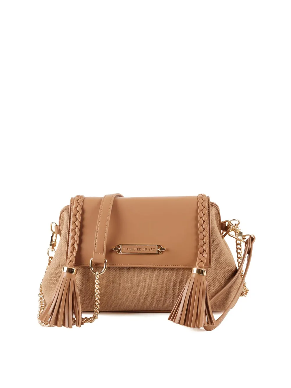 L'ATELIER DU SAC Borsa a Tracolla Donna - Cuoio modello 15188-GRA-S4M-A