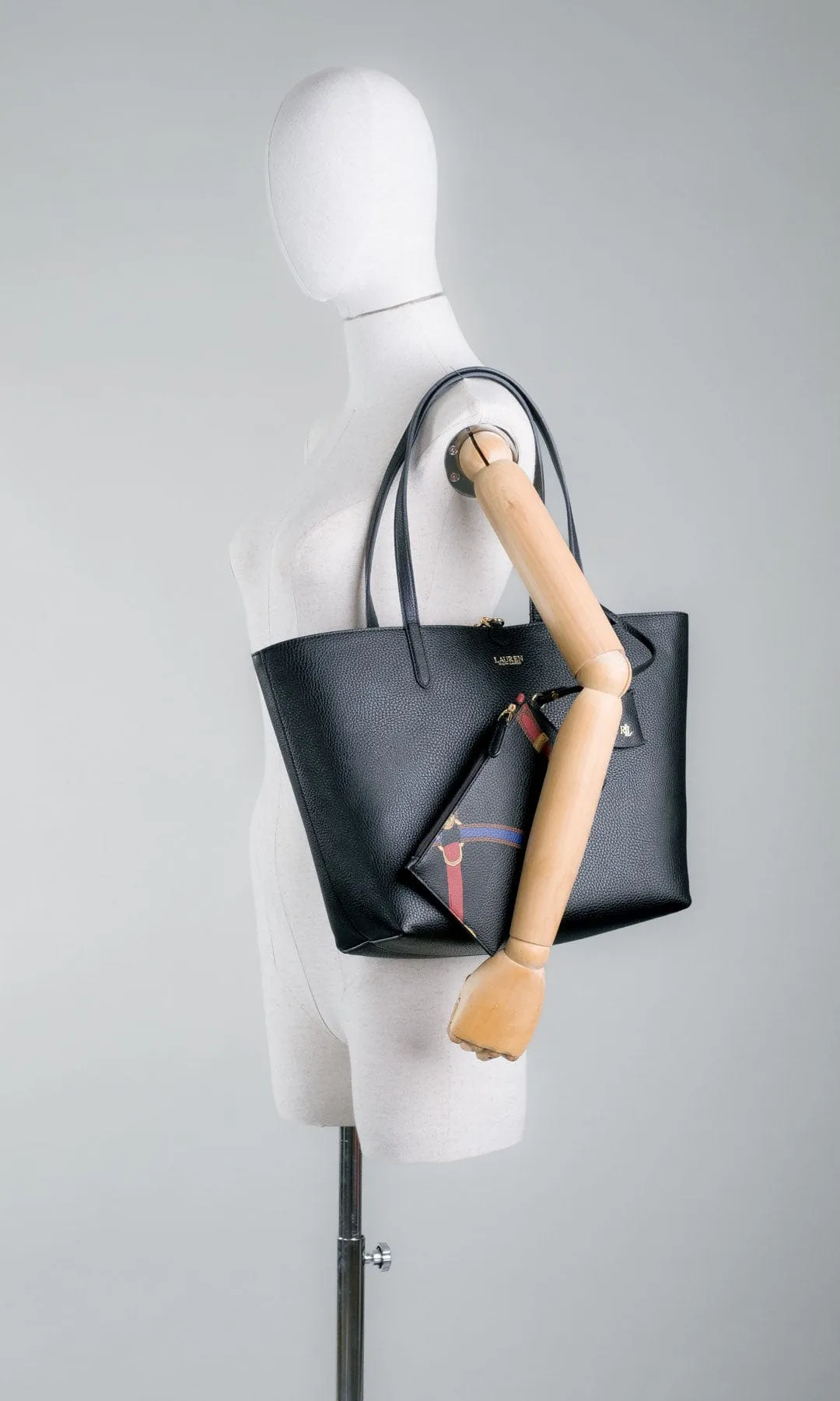 Lauren Ralph Lauren Borsa Tote media double-face