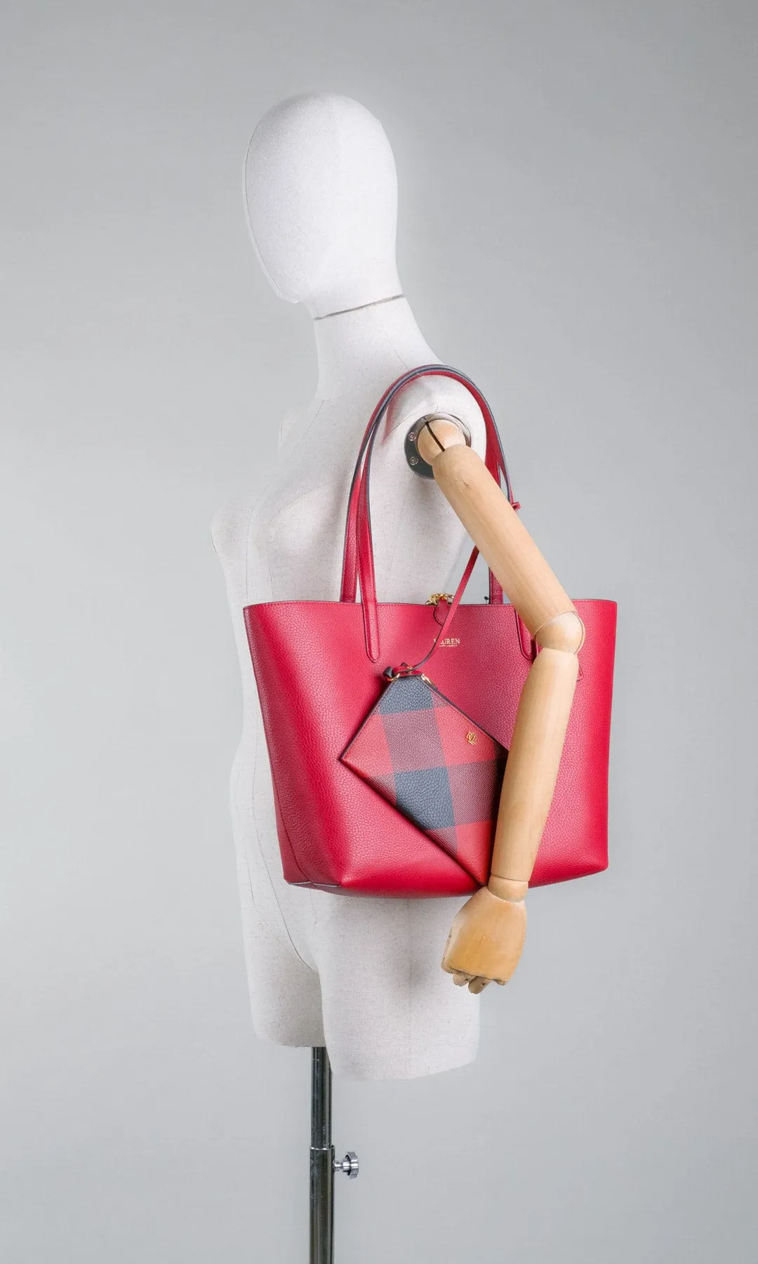 Lauren Ralph Lauren Borsa Tote media double-face