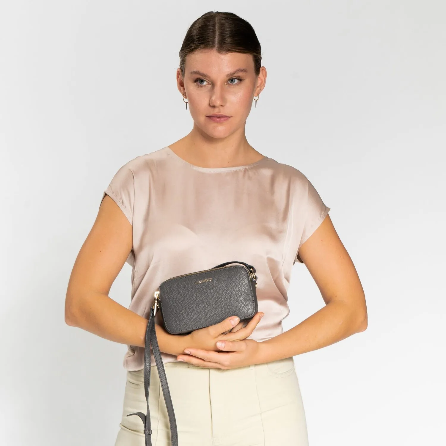 Lazarotti Bologna Leather Shoulder Bag Pelle 18 cm
