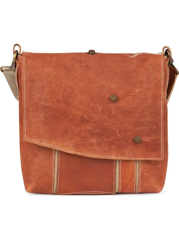 Leather Handbag with Long Adjustable Shoulder Strap