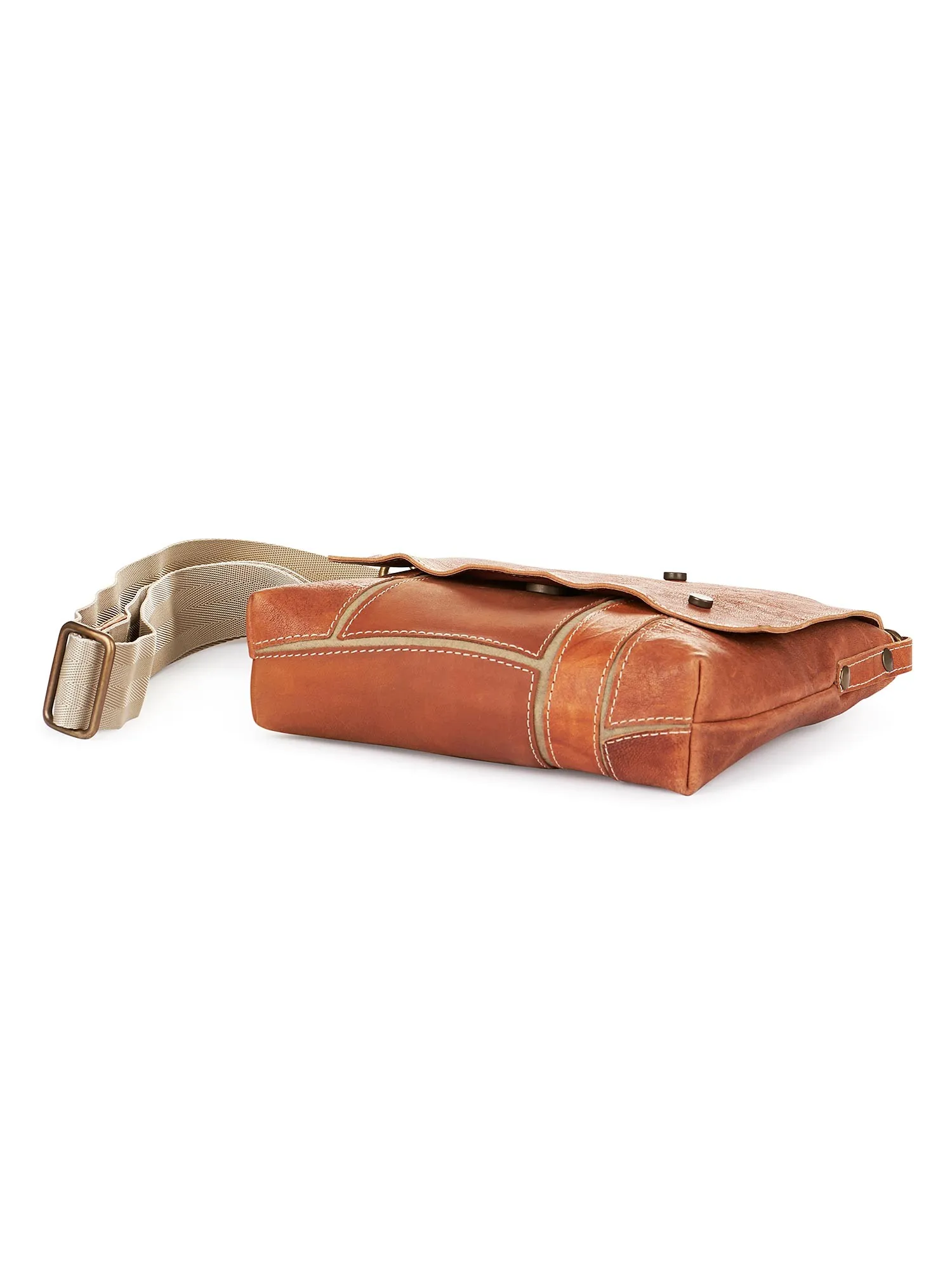 Leather Handbag with Long Adjustable Shoulder Strap