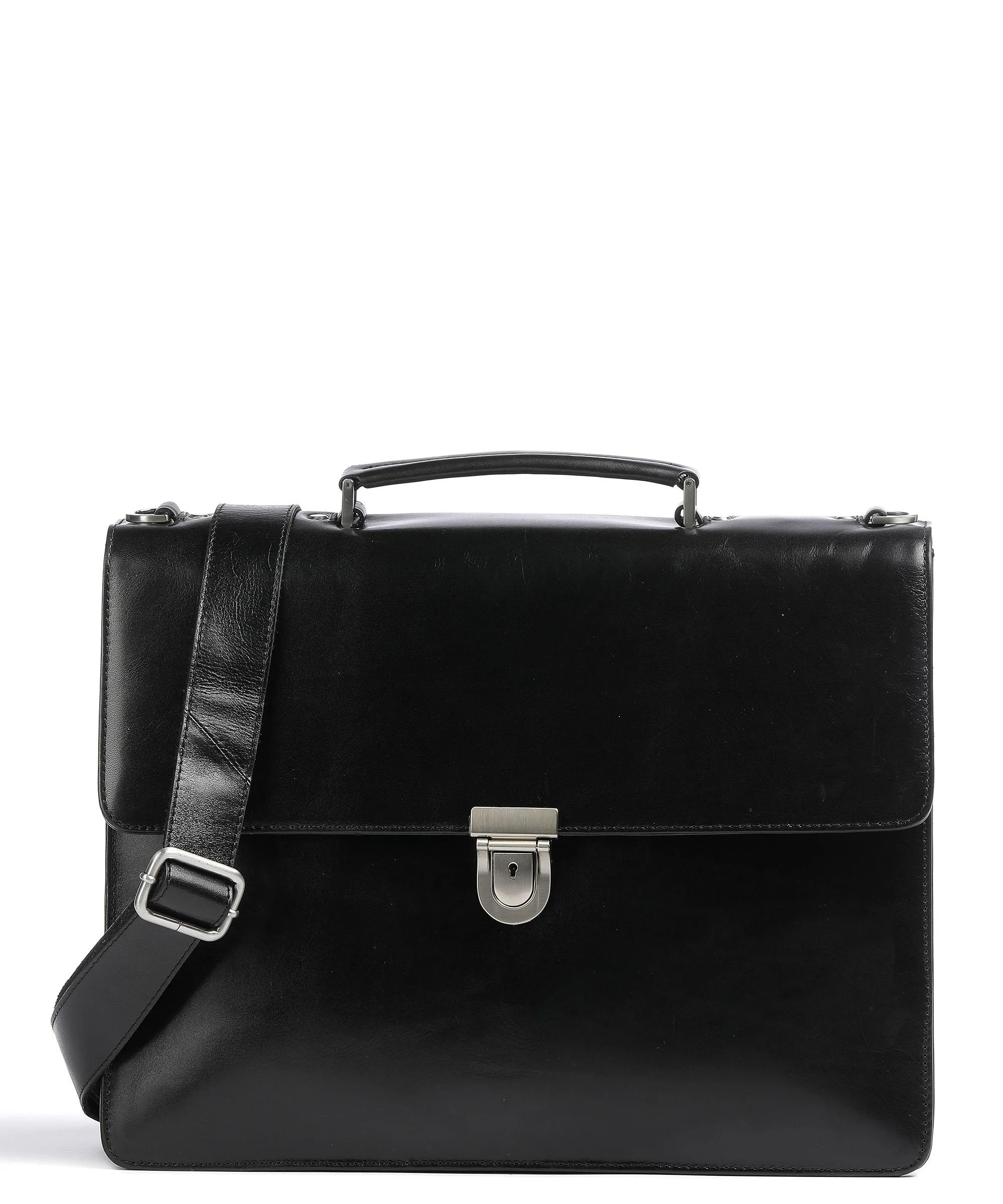  Leonhard Heyden Cambridge Cartella 15″ pelle nero  