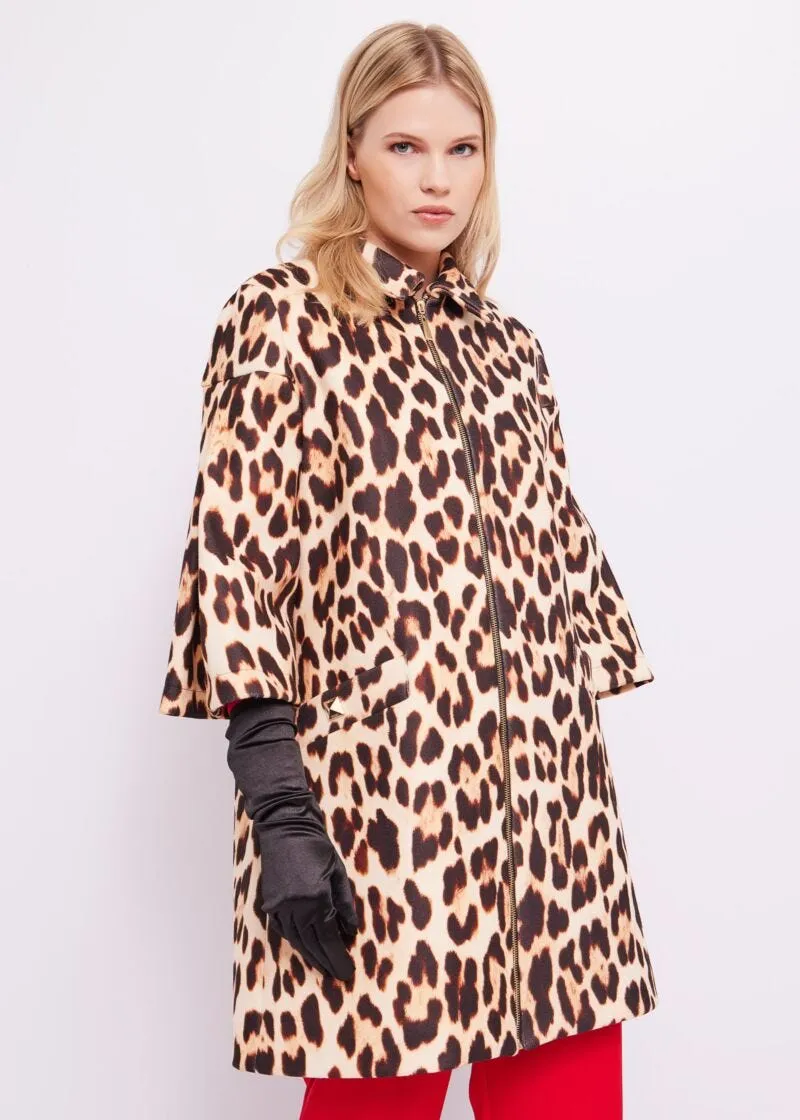 Leopard Print Coat