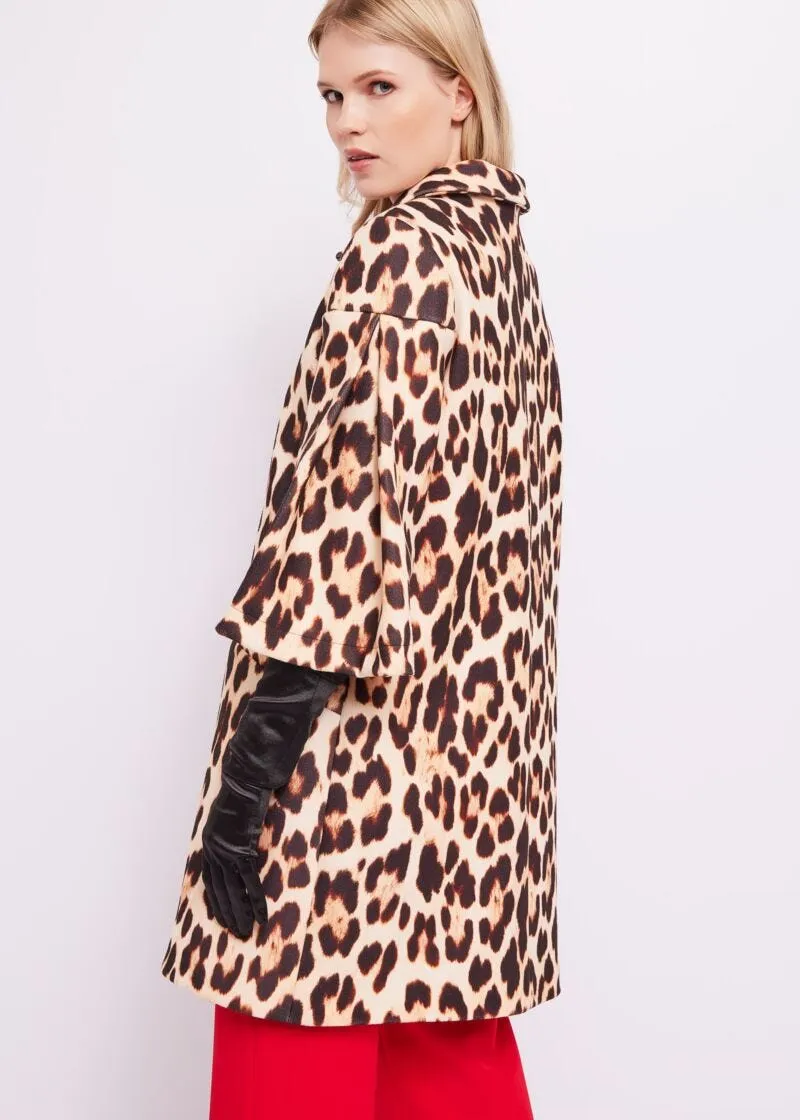 Leopard Print Coat