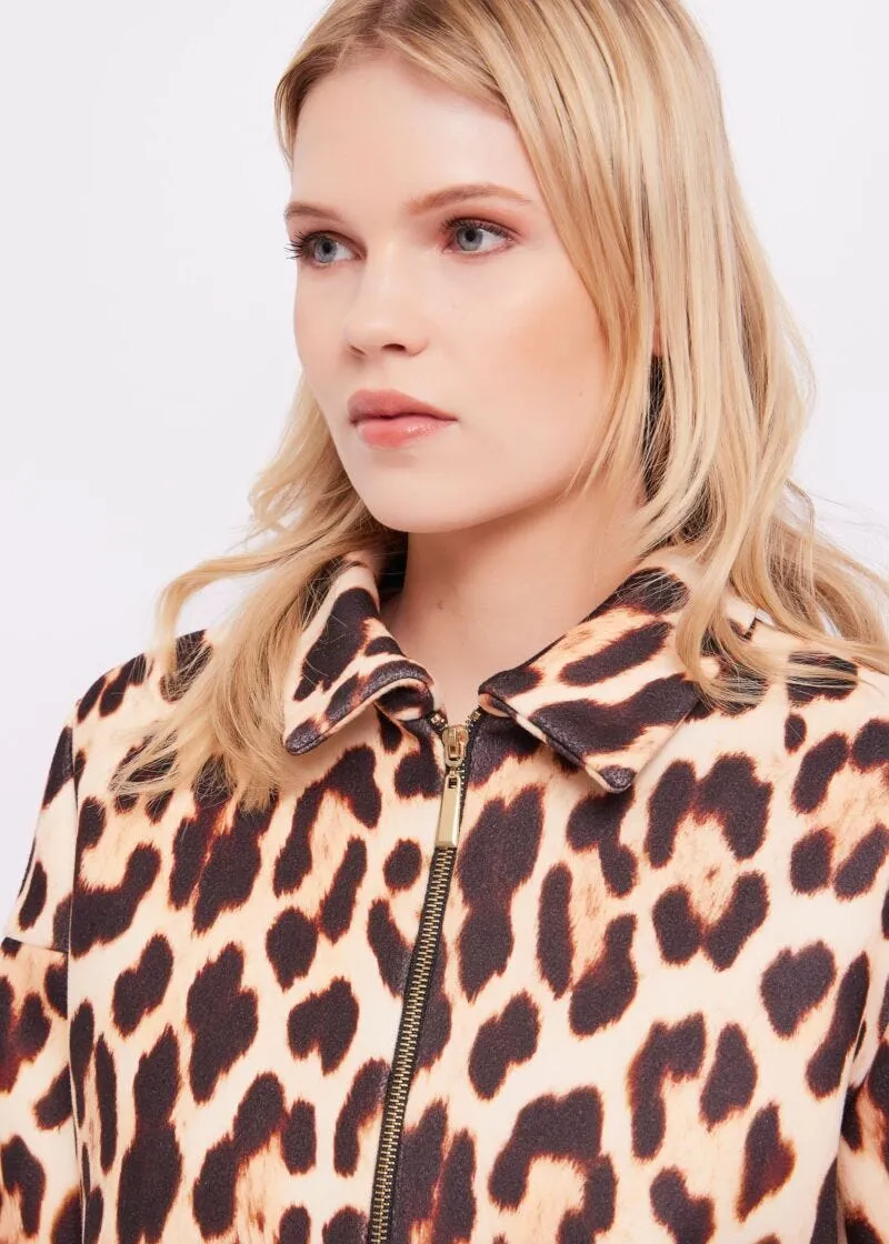 Leopard Print Coat