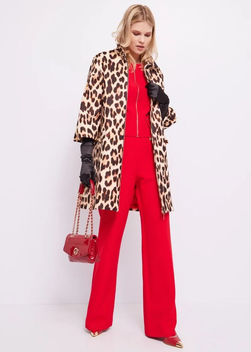 Leopard Print Coat