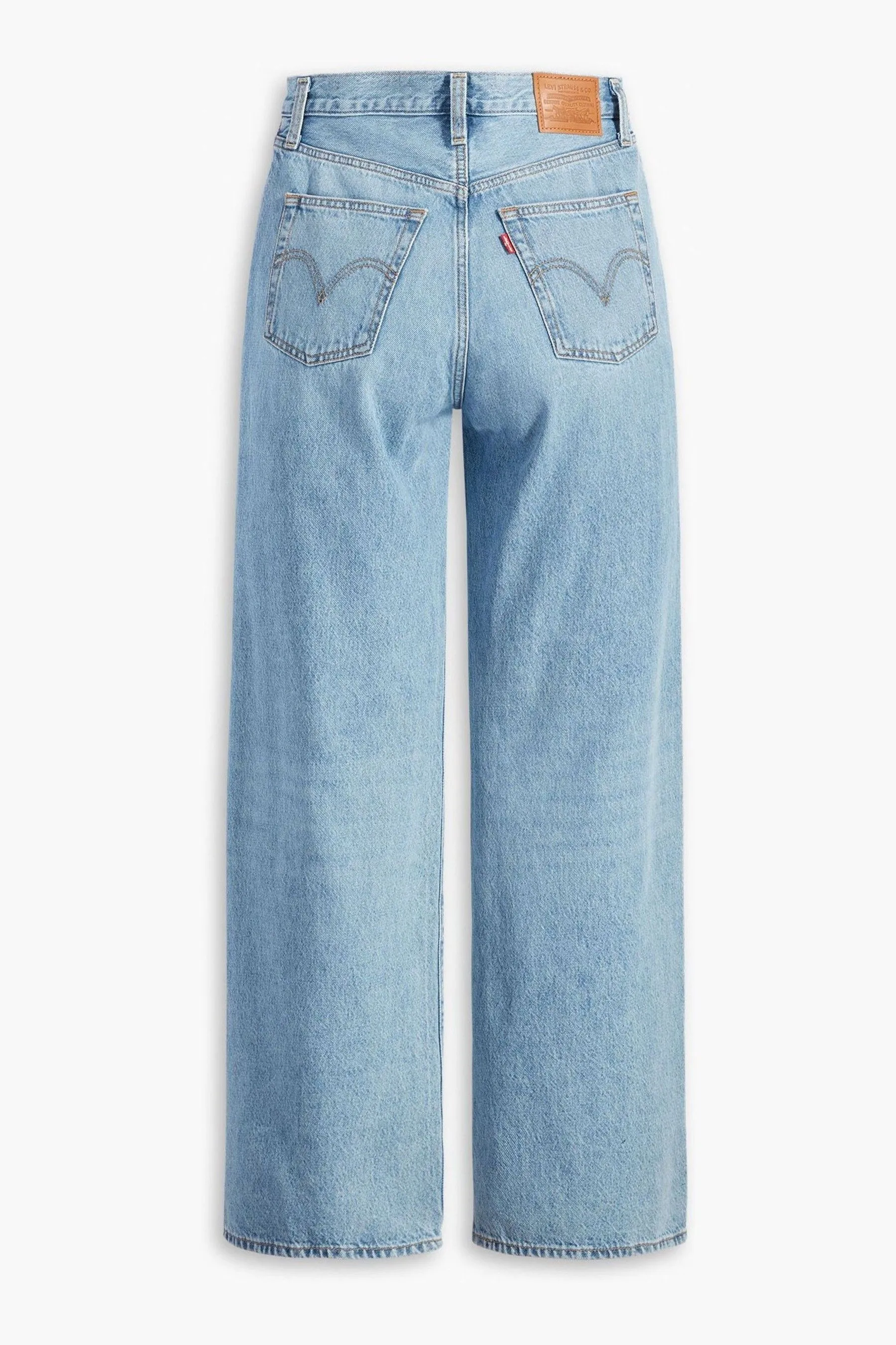 Levi's® Ribcage Gamba Larga 100% Cotone Jeans    