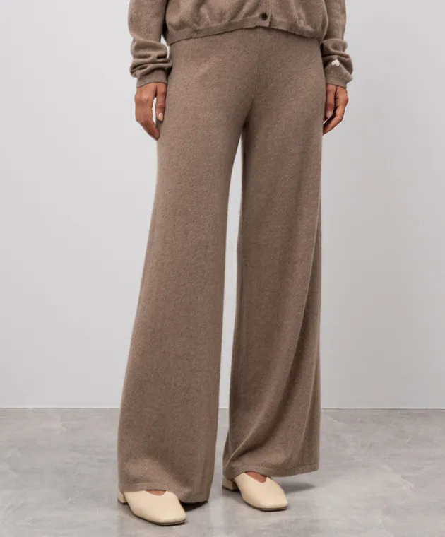 LISA YANG Pantaloni Sofi in cashmere beige melange 2024328