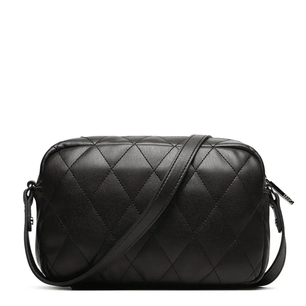 Liu Jo Quilted Black Shoulder Bag with Charms