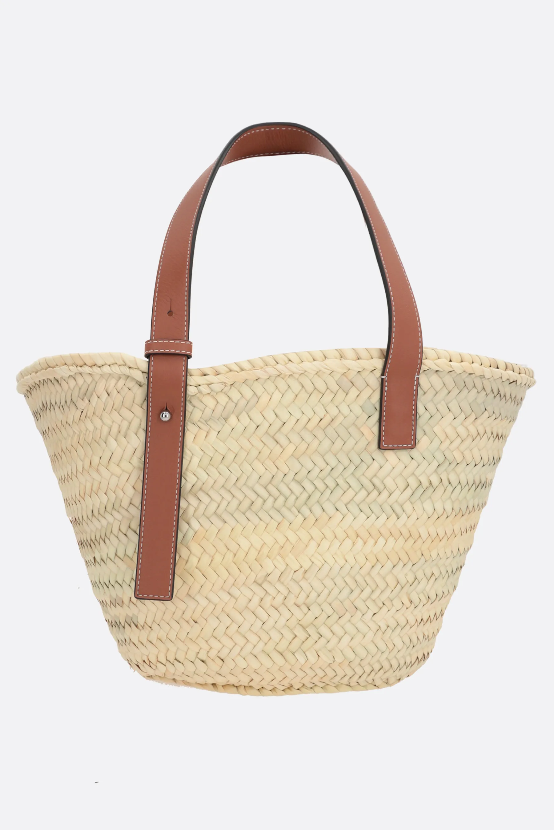 LOEWE borsa a secchiello media in paglia