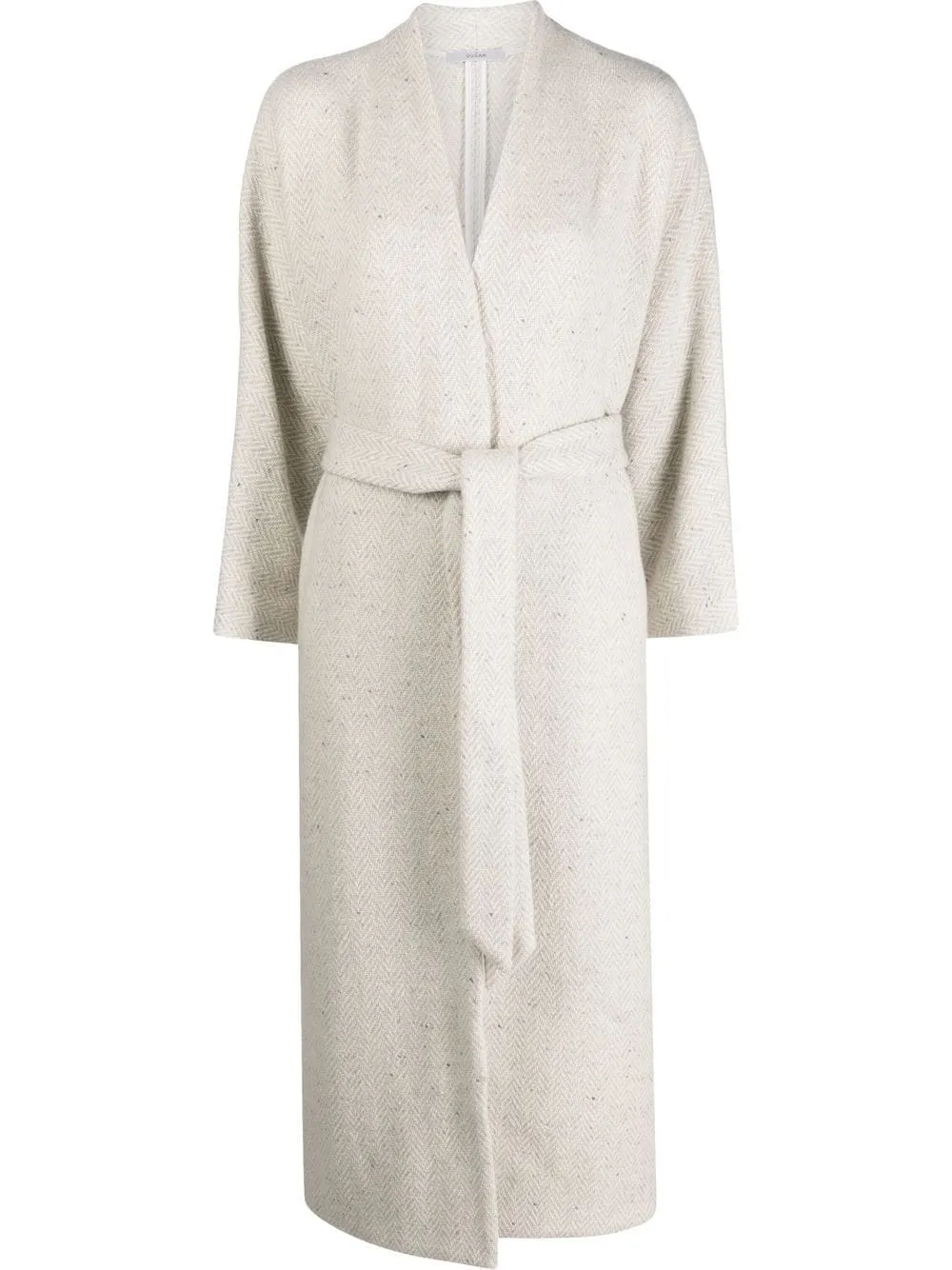 long coat with belt