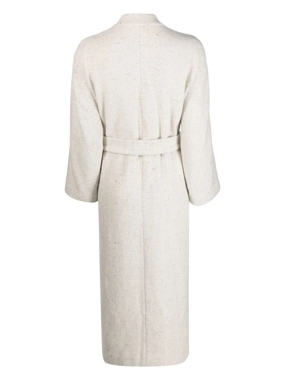 long coat with belt