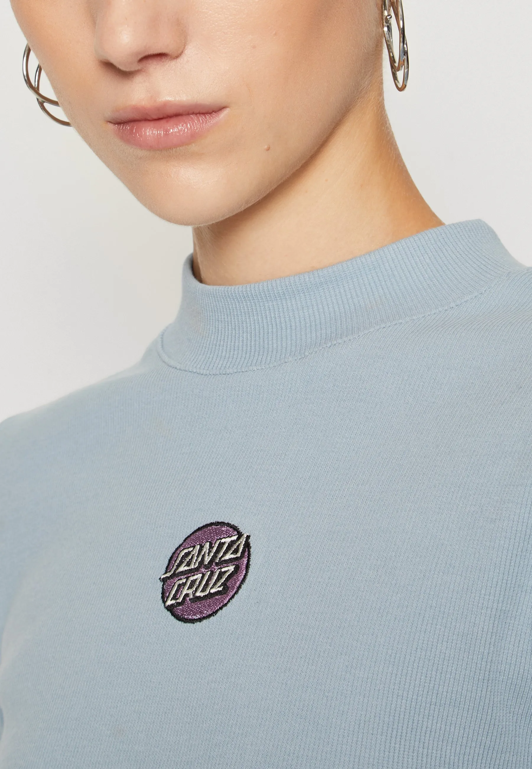 Long Sleeve Mock Neck Top