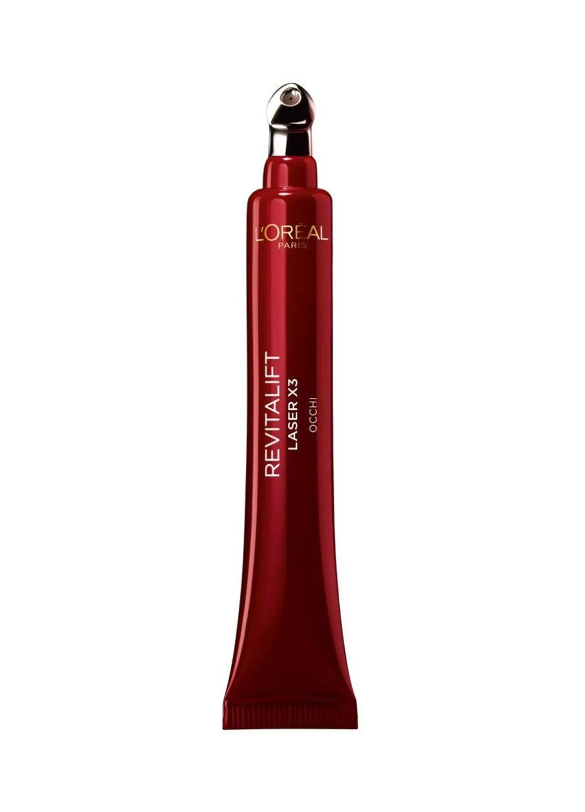 L'OREAL  L'Oréal Paris Contorno Occhi Revitalift Laser X3, Azione Antirughe Anti-Età con Acido Ialuronico e Pro-Xylane, 15 ml.