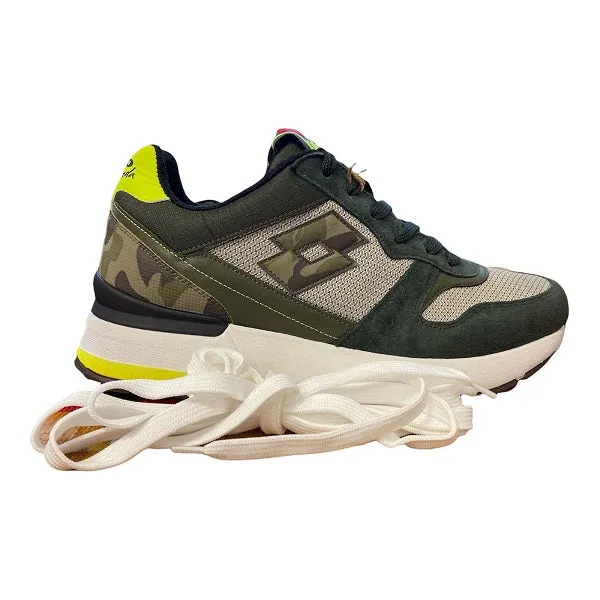 Lotto Leggenda Tokyo Ginza Camo sneakers men 217863 97J green-grey