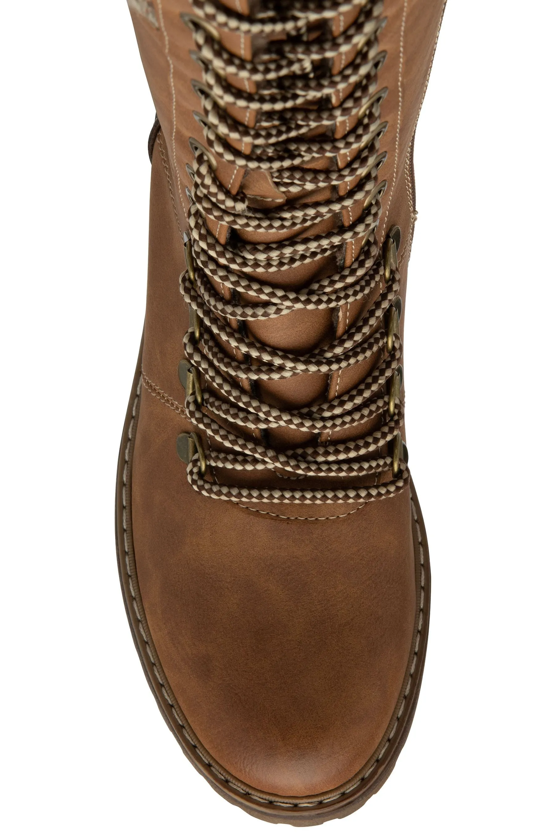Lotus - Knee-high boots with zipper