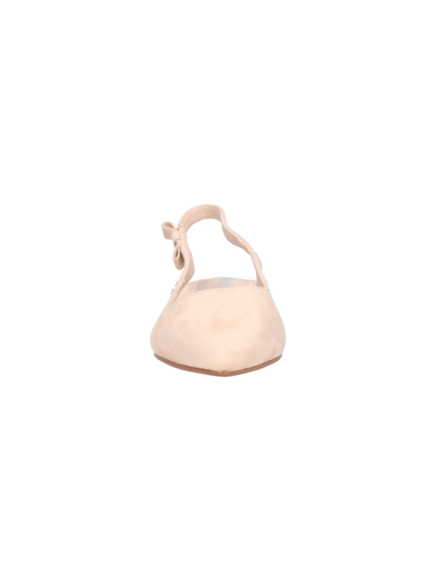 Low-heeled beige women's sabot Refresh Vegan
