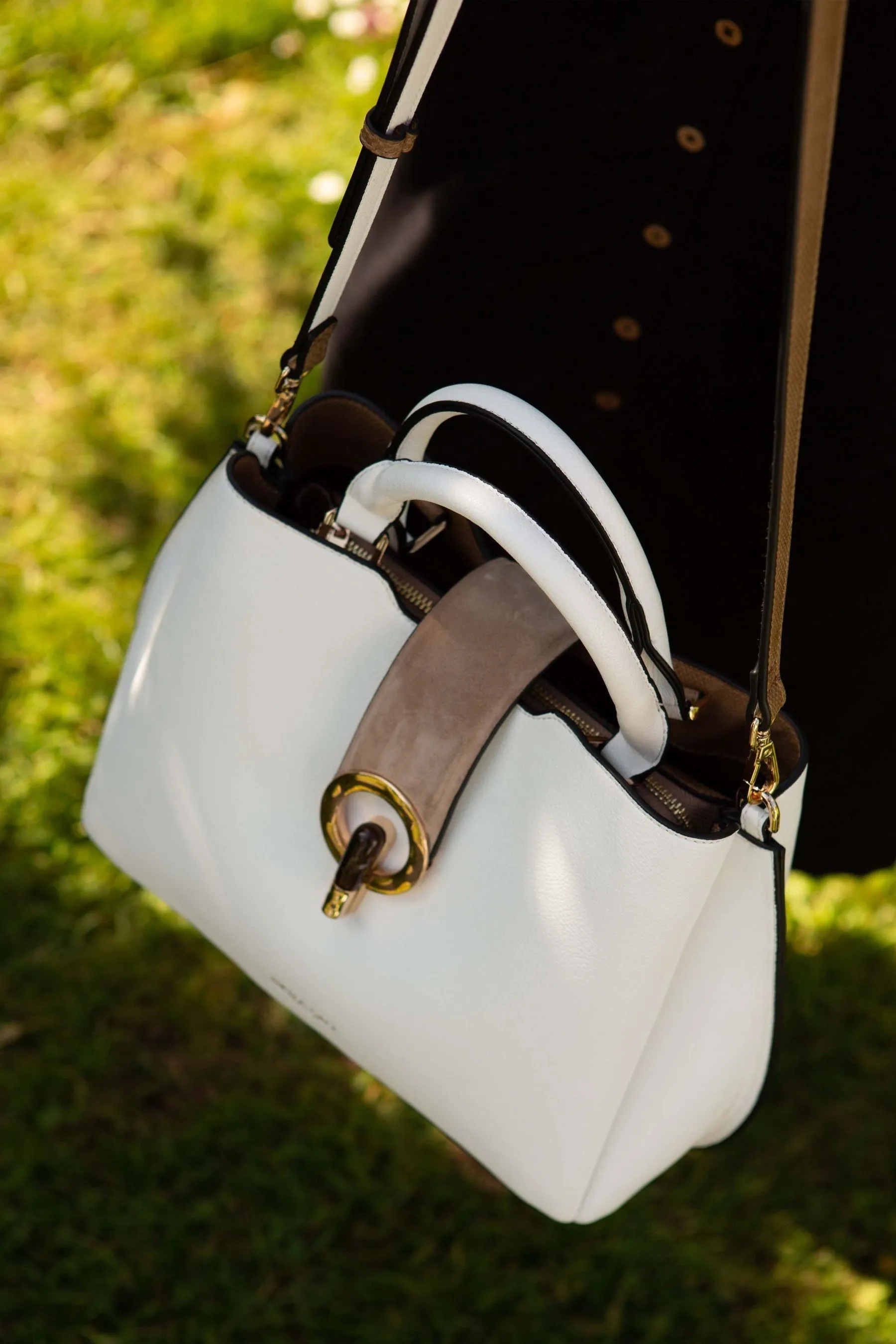Luella Grey Tote Bag - Orlanda Style - Bianco Color | Result: Luella Grey Tote Bag - Orlanda Style - Bianco