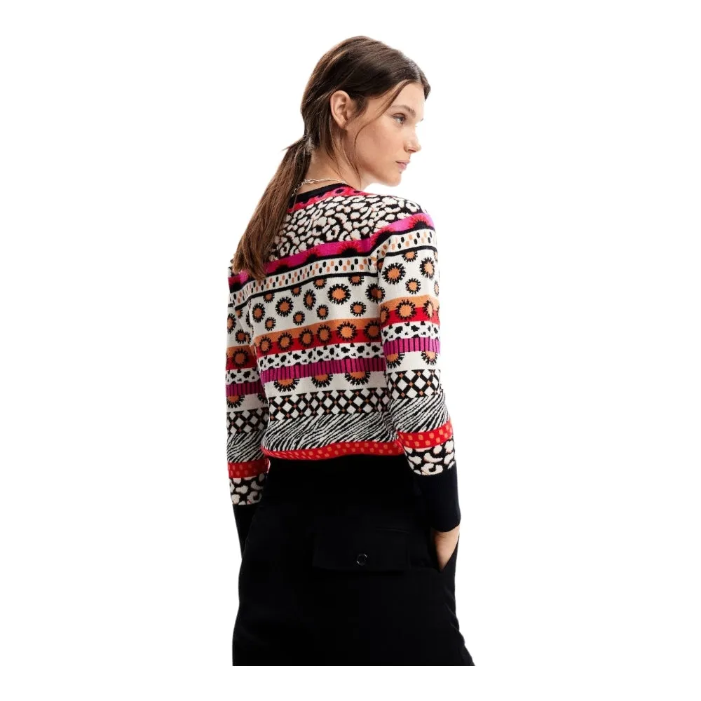 Maglioncino Pullover Desigual 23WWJF49 3092 rojo