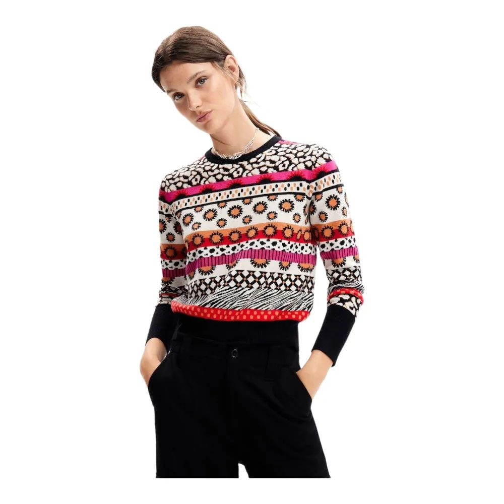 Maglioncino Pullover Desigual 23WWJF49 3092 rojo
