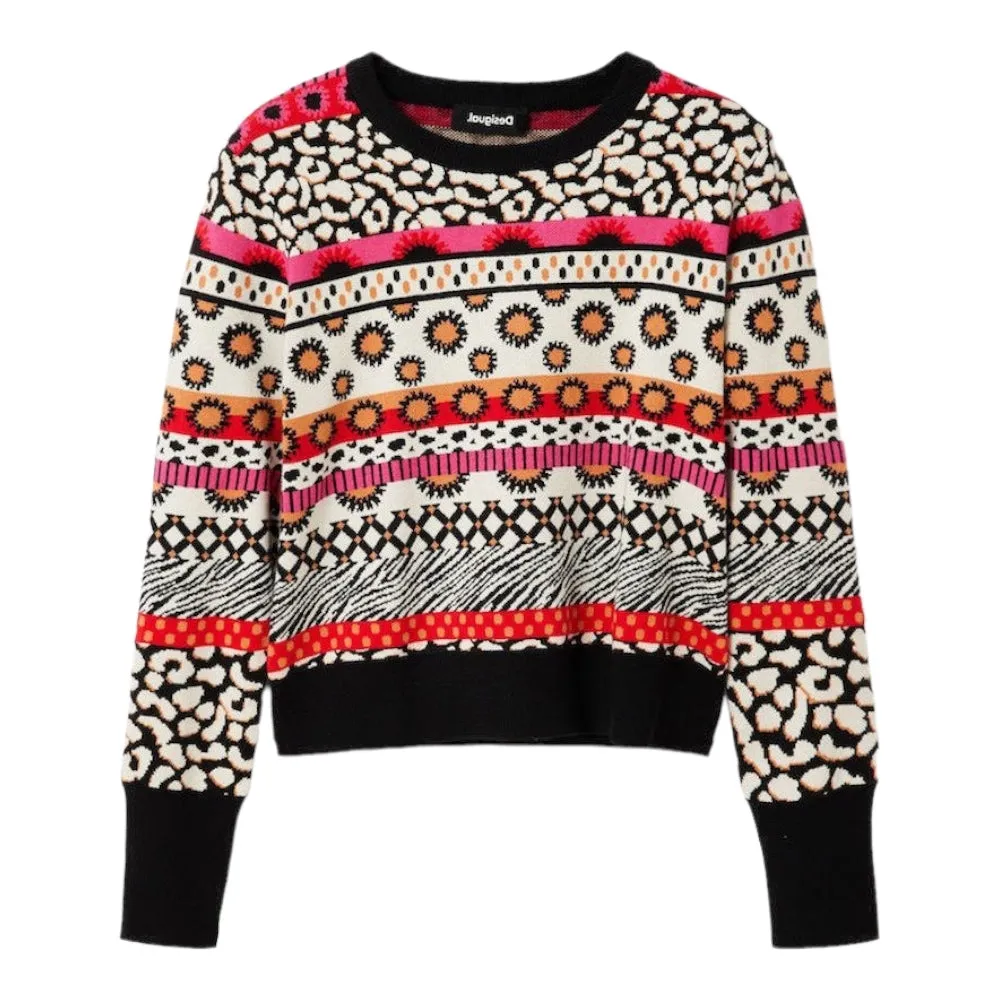 Maglioncino Pullover Desigual 23WWJF49 3092 rojo