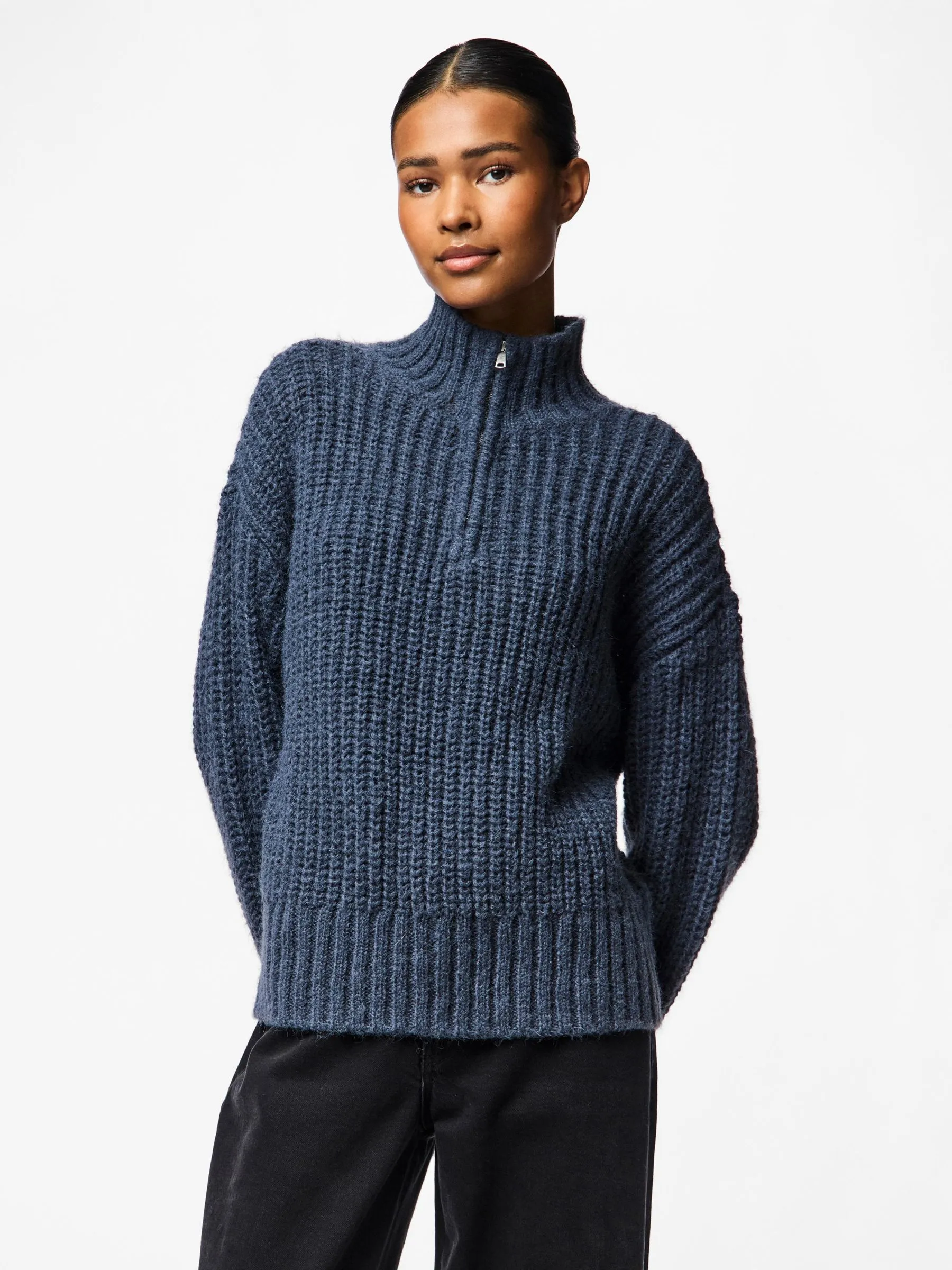 MAGLIONE A MEZZA CERNIERA