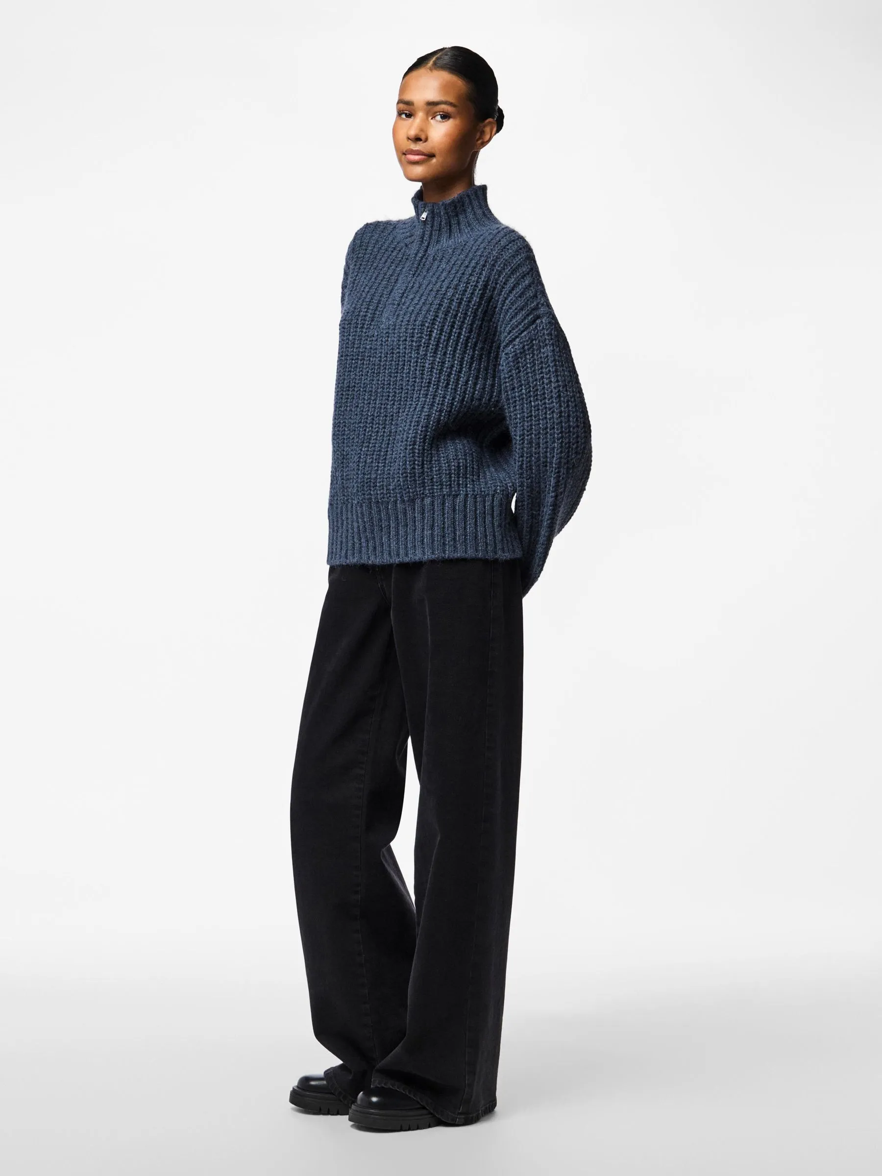 MAGLIONE A MEZZA CERNIERA