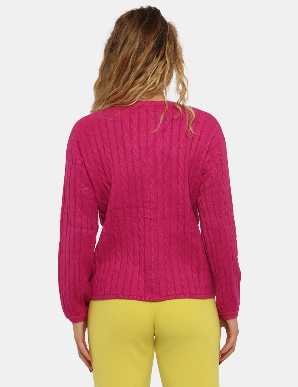 Sandro Ferrone Fuchsia Sweater