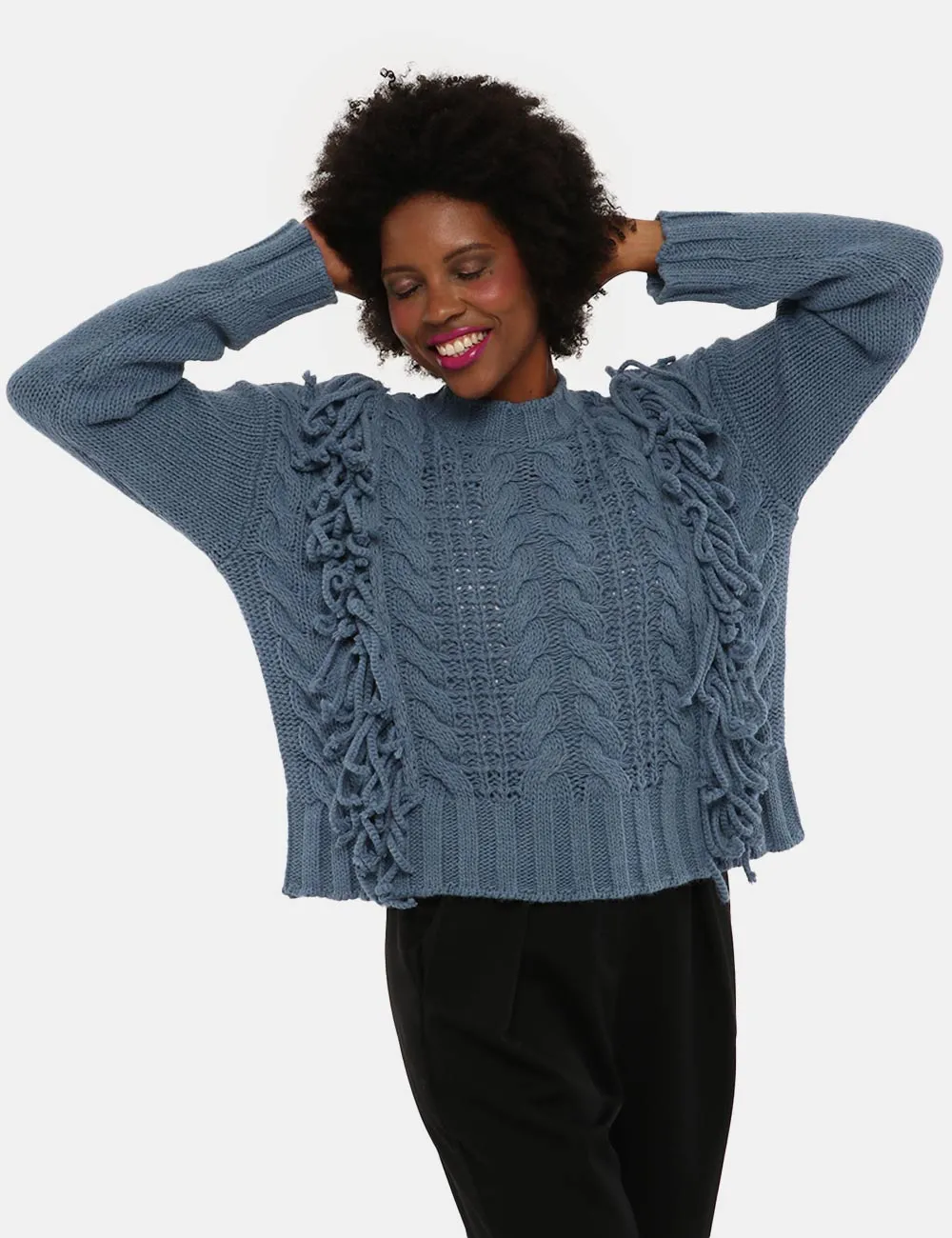 Sandro Ferrone Braided Sweater