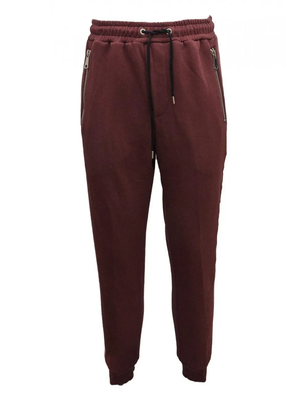 Maison 9 PARIS Men's Bordeaux Joggers - M9P4129